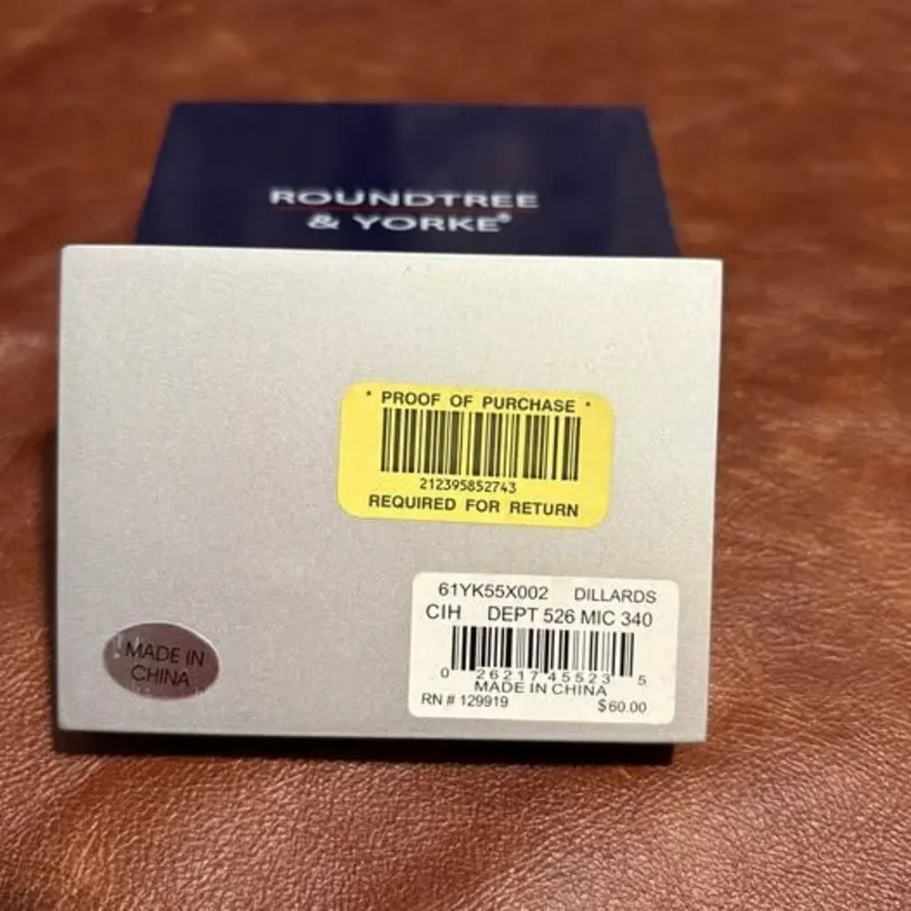 Roundtree & Yorke cufflink set